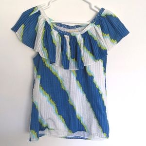 Michael Kors ruffle shoulder blouse